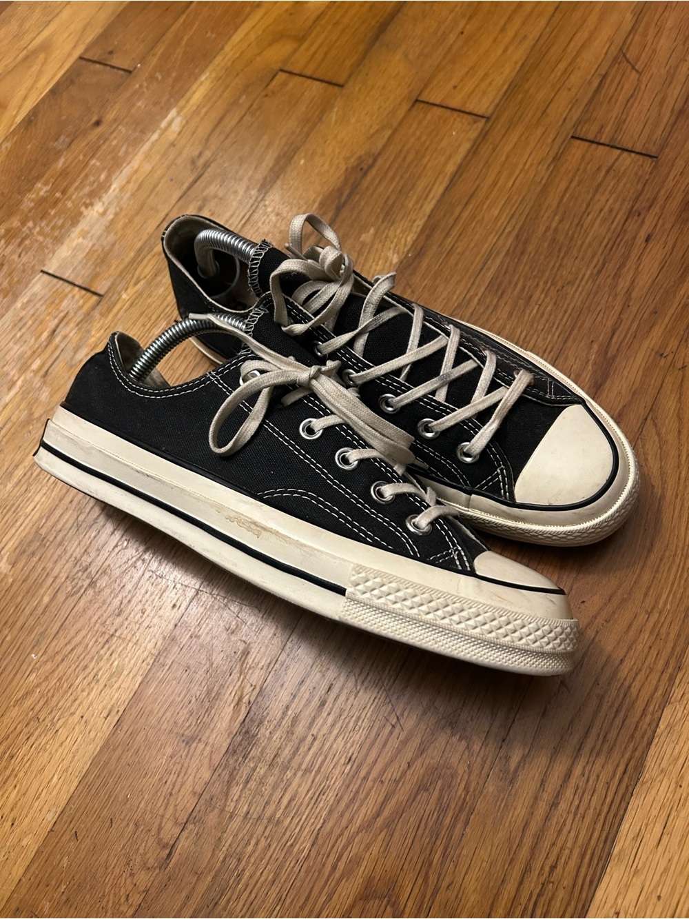 Vintage Converse Chuck Taylor Low Top Sneakers - Black